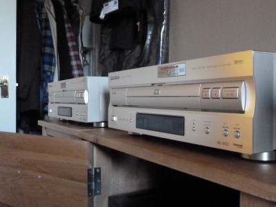 Pioneer DVL-909 & 919E moved out of a cabinet that is to be replaced in the living room..JPG